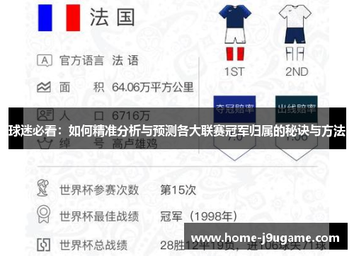 球迷必看：如何精准分析与预测各大联赛冠军归属的秘诀与方法