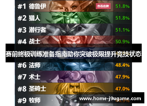 赛前终极训练准备指南助你突破极限提升竞技状态